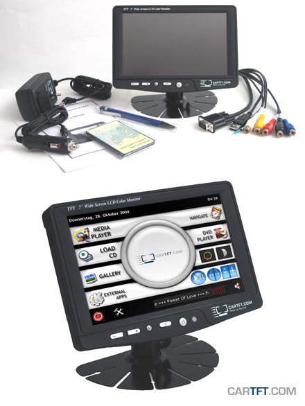 CTF700-<b>SH</b> - VGA 7" TFT - Touchscreen USB - Autodimmer - IR Remote - Audio (<b>600nits</b>) <b>-TRANSFLECTIVE PRO-</b> (<b>SPECIAL</b>)