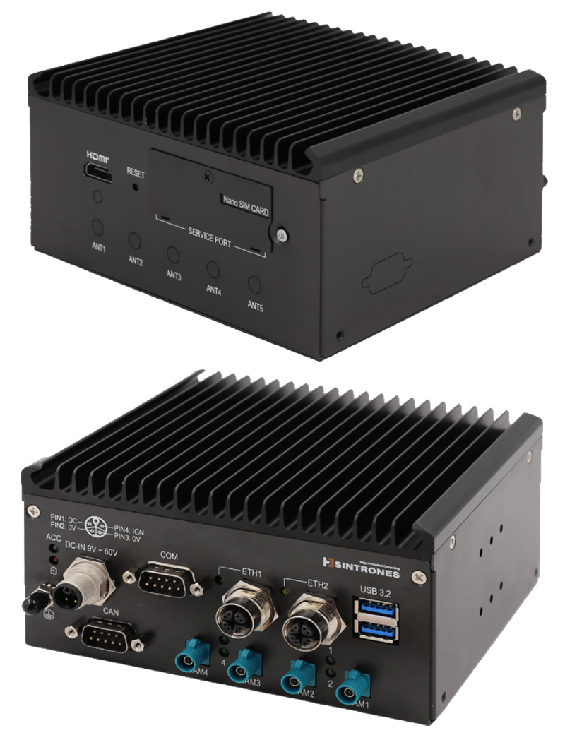 Sintrones IBOX-601-G2-00-ONX16 (NVIDIA Jetson Orin NX Fanless Edge AI, <b>16GB</B>)